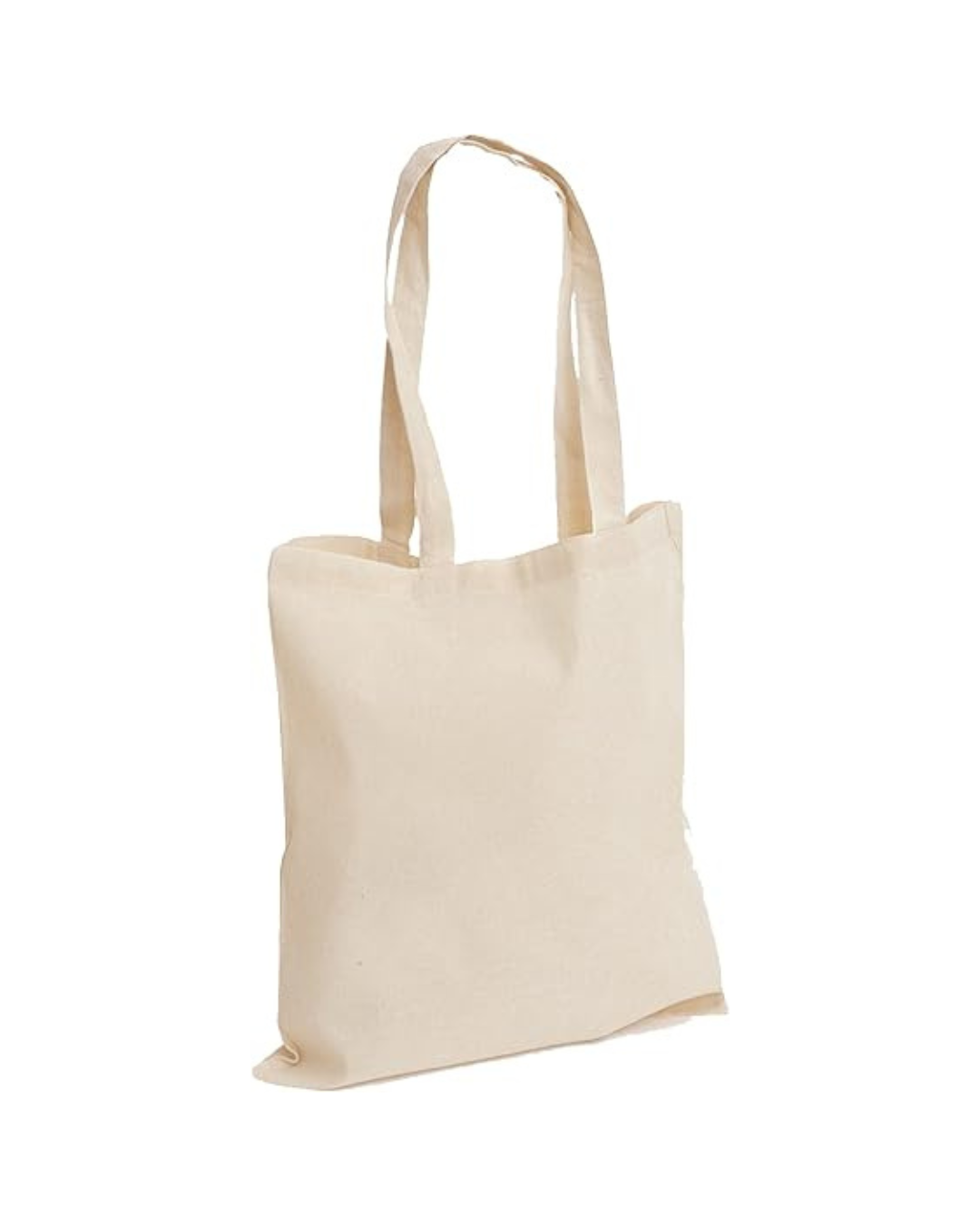 Premium Plain Natural Cotton Shopping Tote Bags